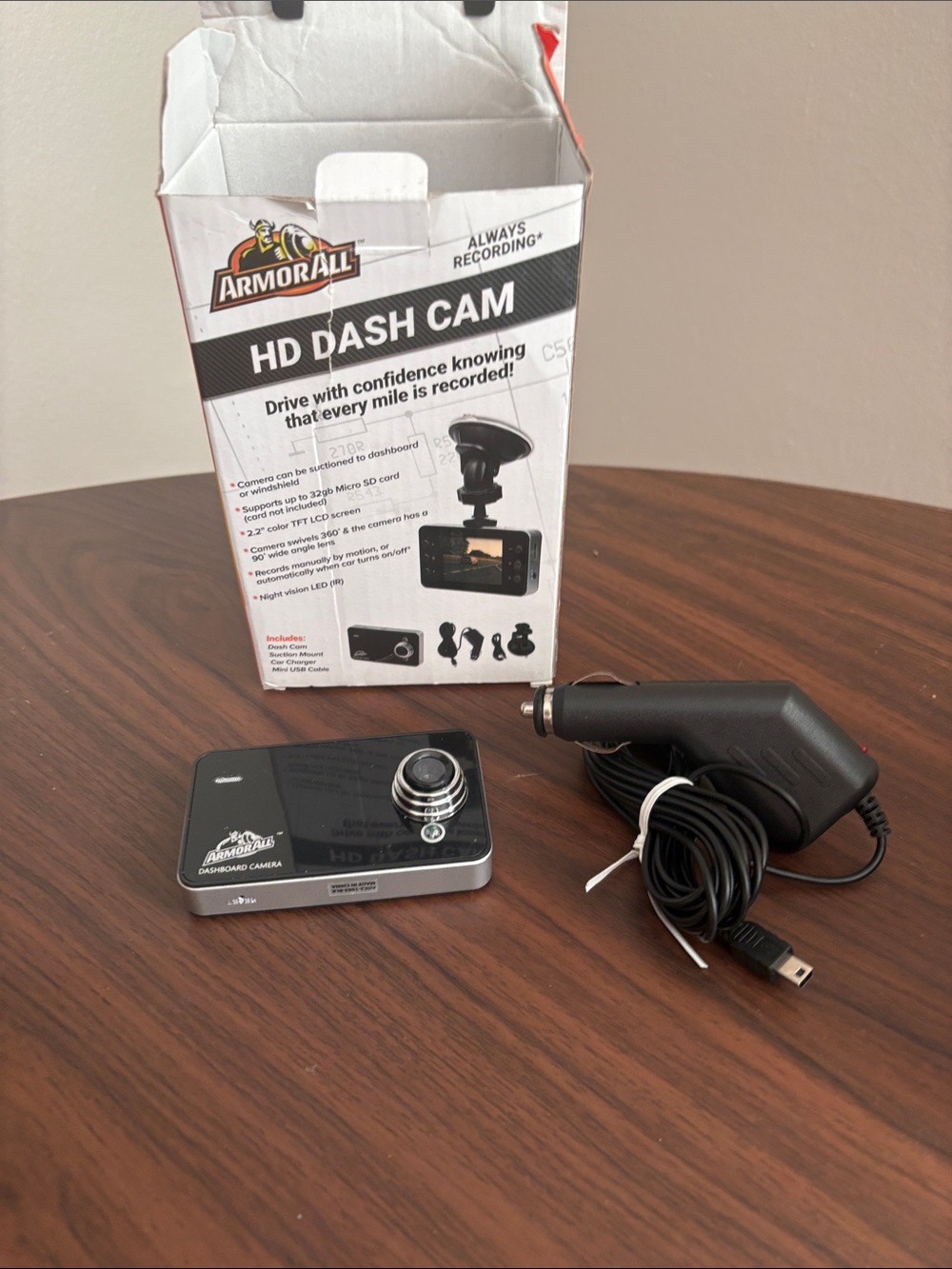 HD Dash Cam - Black/Silver